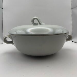 Vintage Jubilee Covered Serving Bowl — Homer Laughlin USA — Art Deco Era